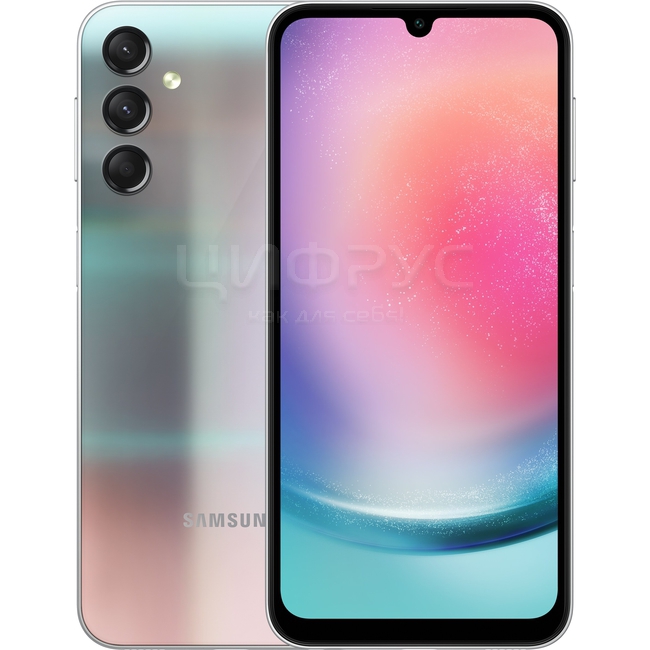 Купить Samsung Galaxy A24 SM-A245 128Gb+4Gb Dual 4G Silver в Москве ...
