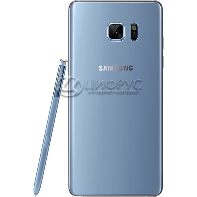 希少 サムスン Galaxy Note7 SM-N930FD コーラルブルー 背面