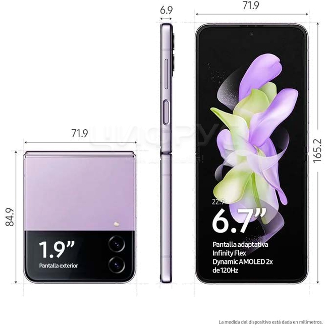 Технические характеристики: Samsung Galaxy Z Flip 4 SM-F721 256Gb+