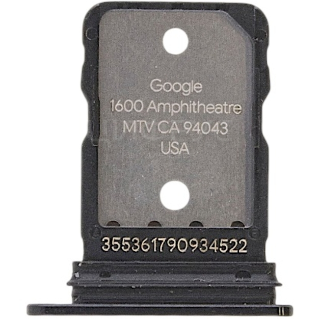 Сим лоток Google Pixel 6 Pro Black Stormy (Черный) Оригинал