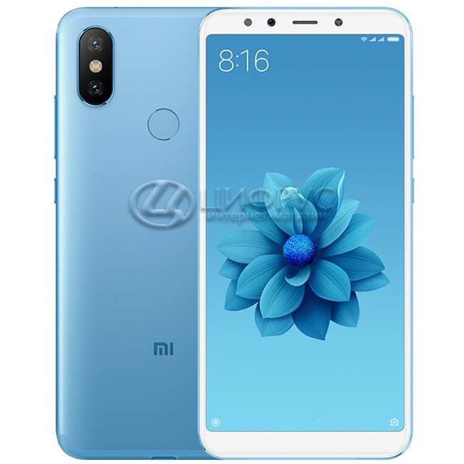 Технические характеристики: Xiaomi Mi A2 128Gb+6Gb (Global) Blue