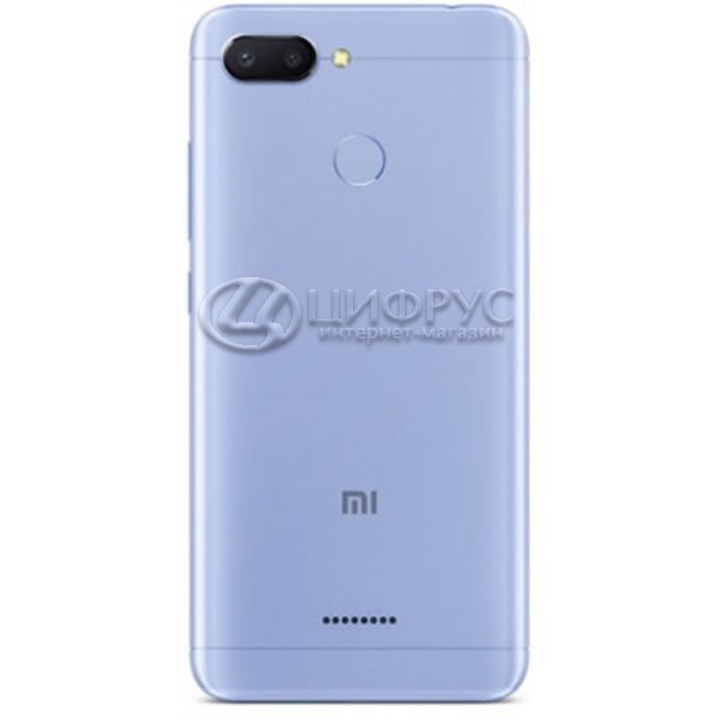 Купить Xiaomi Redmi 6 64Gb+4Gb (Global) Blue в Москве – цена смартфона ...