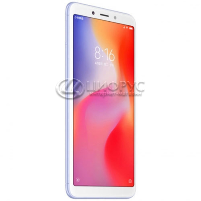 Купить Xiaomi Redmi 6 64Gb+4Gb (Global) Blue в Москве – цена смартфона ...