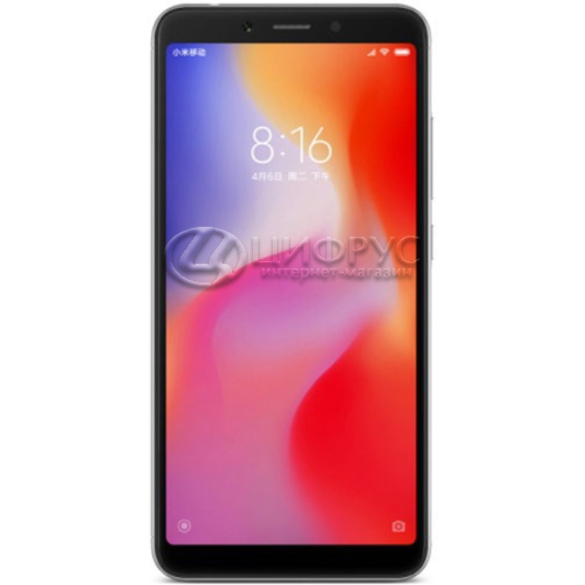 Купить Xiaomi Redmi 6A 16Gb+2Gb Dual LTE Grey (РСТ) в Москве – цена ...