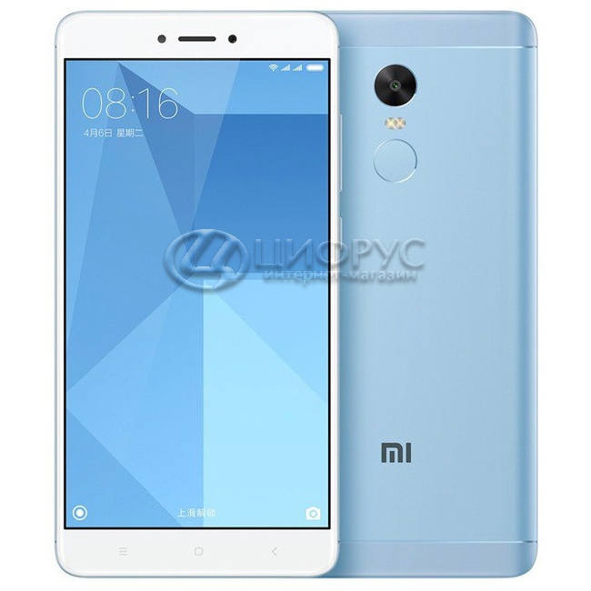Купить Xiaomi Redmi Note 4X 64Gb+4Gb Dual LTE Blue в Москве – цена ...