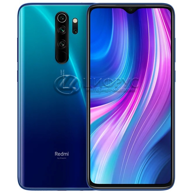 Купить Xiaomi Redmi Note 8 Pro (Global) 64Gb+6Gb Dual LTE Blue в Москве ...