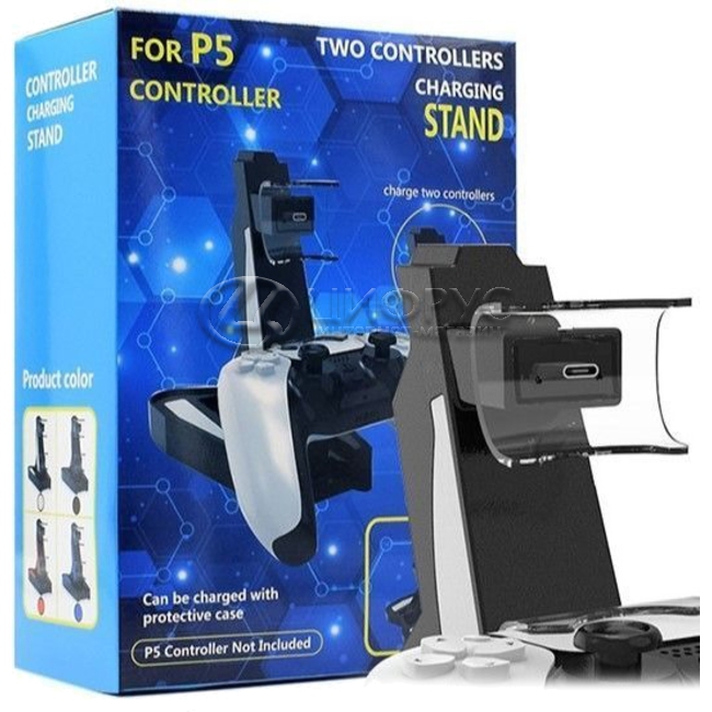 Купить Зарядная станция PS5 JOYCharder Pro для двух джойстиков c Led ...