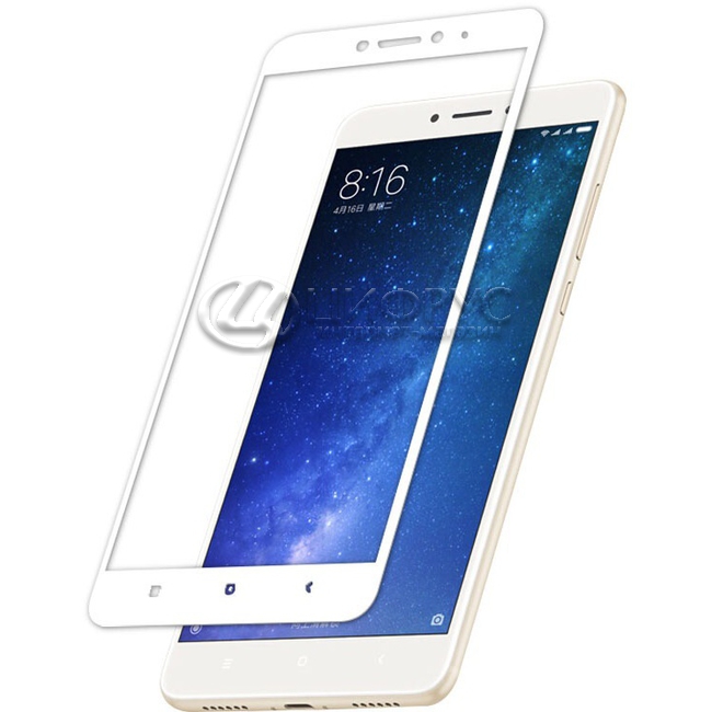 Купить Защитное стекло для XIAOMI Mi Max 2 3D белое в Москве – Защитное ...