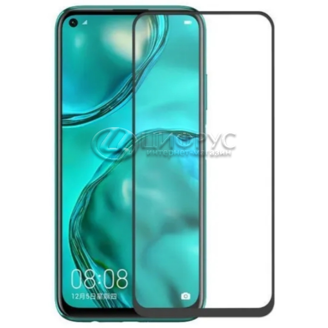 Купить Защитное стекло для Huawei P40 Lite чёрное в Москве – Защитное ...