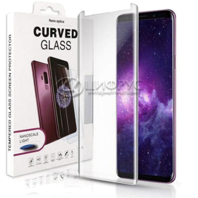 Купить Защитное стекло для Samsung Galaxy S10 ультрафиолетовое в Москве ...