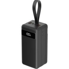 Внешний аккумулятор Power Bank Deppa 60000 mAh NRG 22.5W PD/QC3.0/LED Black Внешний аккумулятор Power Bank Deppa 60000 mAh NRG 22.5W PD/QC3.0/LED Black