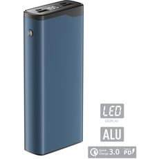 Внешний аккумулятор Power Bank Olmio 20000 mAh OL20 22.5W PD/QC3.0 LCD синий Внешний аккумулятор Power Bank Olmio 20000 mAh OL20 22.5W PD/QC3.0 LCD синий