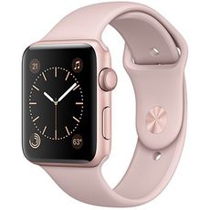 Apple Watch Series 2 42mm Rose Gold Aluminum Case with Sport Band Pink Sand