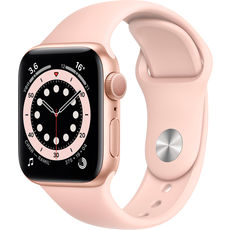Apple Watch Series 6 GPS 40mm Aluminum Case with Sport Band Gold/Pink Sand (LL)