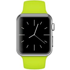 Apple Watch Sport with Sport Band (38 мм) Silver Aluminum/Green