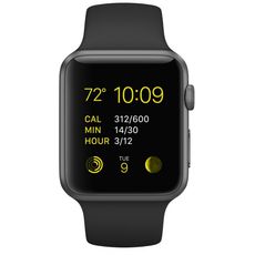 Apple Watch Sport with Sport Band (42 мм) Space Gray Aluminum/Black