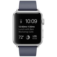 Apple Watch with Modern Buckle (38 мм) Stainless Steel/Midnight Blue