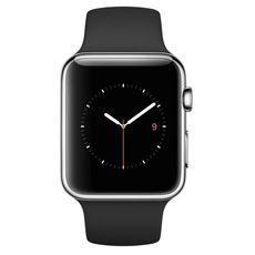 Apple Watch with Sport Band (38 мм) Stainless Steel/Black