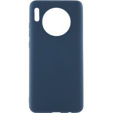 Задняя накладка для Huawei Mate 30 синяя силикон