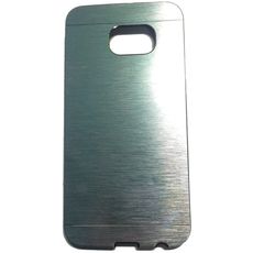Задняя накладка для Samsung Galaxy S6 серебрянная металл lux