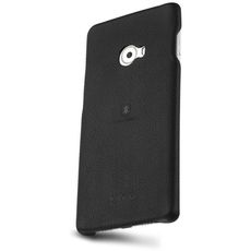 Задняя накладка для Xiaomi Mi Note 2 чёрная кожа