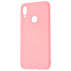 Задняя накладка для Xiaomi Redmi Note 7 розовая силикон