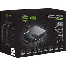 Cactus LCD 1200Lm (1024x600) 350:1  :30000 2xUSB typeA 1xHDMI 1.5 (CS-PRE.09WT.WVGA) (EAC)