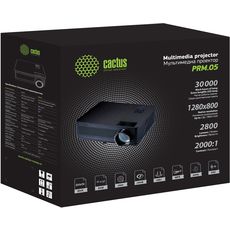 Cactus LCD 2800Lm (1280x800) 2000:1 ресурс лампы:30000часов 2xUSB typeA 2xHDMI 4.2кг (CS-PRM.05WT.WXGA-A) (EAC)