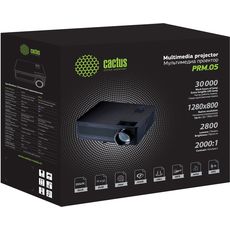 Cactus LCD 2800Lm (1920x1080) 2000:1  :30000 2xUSB typeA 2xHDMI 4.2 (CS-PRM.05WT.WUXGA-A) (EAC)