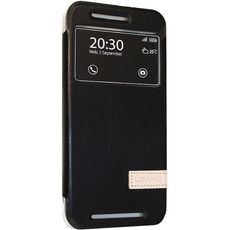 Чехол для HTC One M9 книжка с окном черная