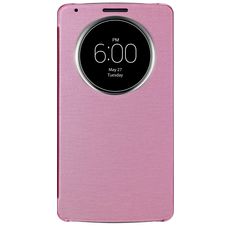 Чехол для LG G Pro 2 книжка с окном розовая кожа