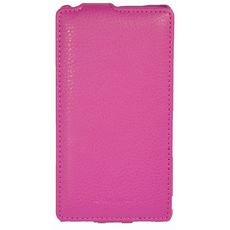 Чехол для Nokia 1520 откидной розовая кожа