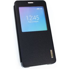 Чехол для Samsung Galaxy A7 книжка с окном черная