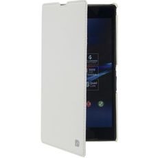 Чехол для Sony Xperia Z Ultra книжка белая кожа