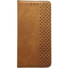Чехол-книга для iPhone 12/12Pro коричневый Wallet