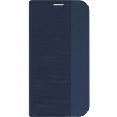 Чехол-книга для Samsung Galaxy S22+ MESH LEATHER MIX тёмно-синий