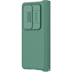 Чехол-книга для Samsung Galaxy Z Fold 4 зеленый Nillkin со шторкой защищающей камеру