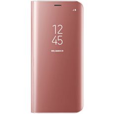 Чехол-книга для Samsung S8 Plus розовый Clear View