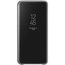 Чехол-книга для Samsung S9+ Flip чёрный Clear View