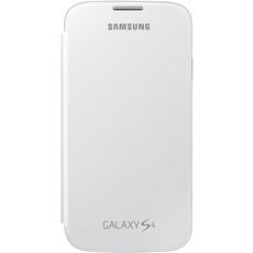 Чехол книжка для Samsung S4 i9500 Clear View Flip Cover белая кожа