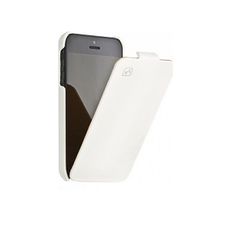 Чехол откидной для iPhone 3G / 3GS белая кожа