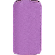 Чехол откидной для LG L7 фиолетовая кожа