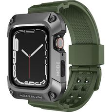 Металлический чехол-бампер для Apple Watch 7 и 8 45/49mm зеленый Nillkin DynaGuard Wristband Case Металлический чехол-бампер для Apple Watch 7 и 8 45/49mm зеленый Nillkin DynaGuard Wristband Case