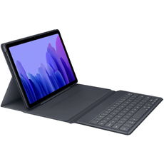 Чехол-жалюзи для Samsung Galaxy Tab A7 SM-T500/505 серый с клавиатурой РСТ