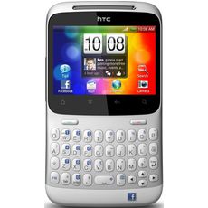 HTC ChaCha White Silver