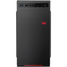 IRU Home 312 (Intel Pentium Gold G5420 3.8, 4Gb, HDD 1Tb 7.2k, UHDG 610, Free DOS, GbitEth, 400W) Black (1395638) ()