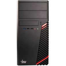 IRU Home 320A3SM (AMD Athlon 3000G 3.5, 8Gb, SSD 240Gb, Vega 3, Free DOS, GbitEth, 400W) Black (1885374) (РСТ)