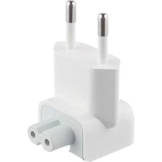 Адаптер-переходник Europlug Евровилка для блоков питания для Apple MacBook/iPad/iPhone, белый Адаптер-переходник Europlug Евровилка для блоков питания для Apple MacBook/iPad/iPhone, белый