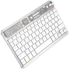 Клавиатура Bluetooth Hoco S55 белая для Android/PC/Windows/iOS/Mac OS/Linux Клавиатура Bluetooth Hoco S55 белая для Android/PC/Windows/iOS/Mac OS/Linux