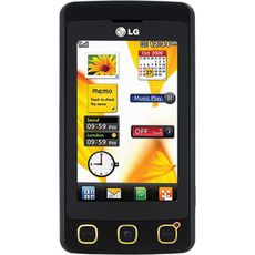 LG KP500 Black Gold